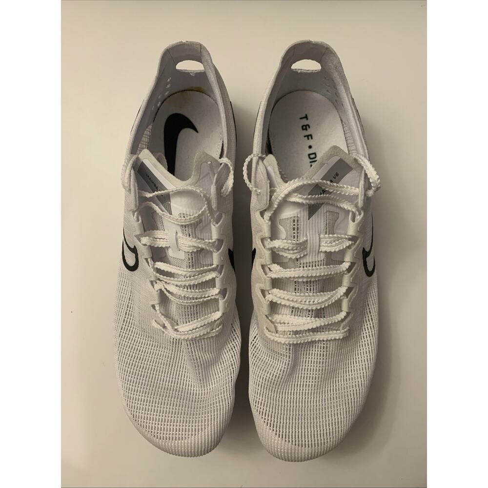 Nike Zoom Mamba 6 Track & Field Spikes DR2733-100 White Black Mens Size 10